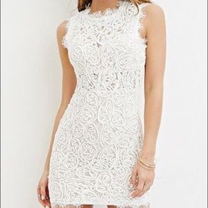 White lace dress